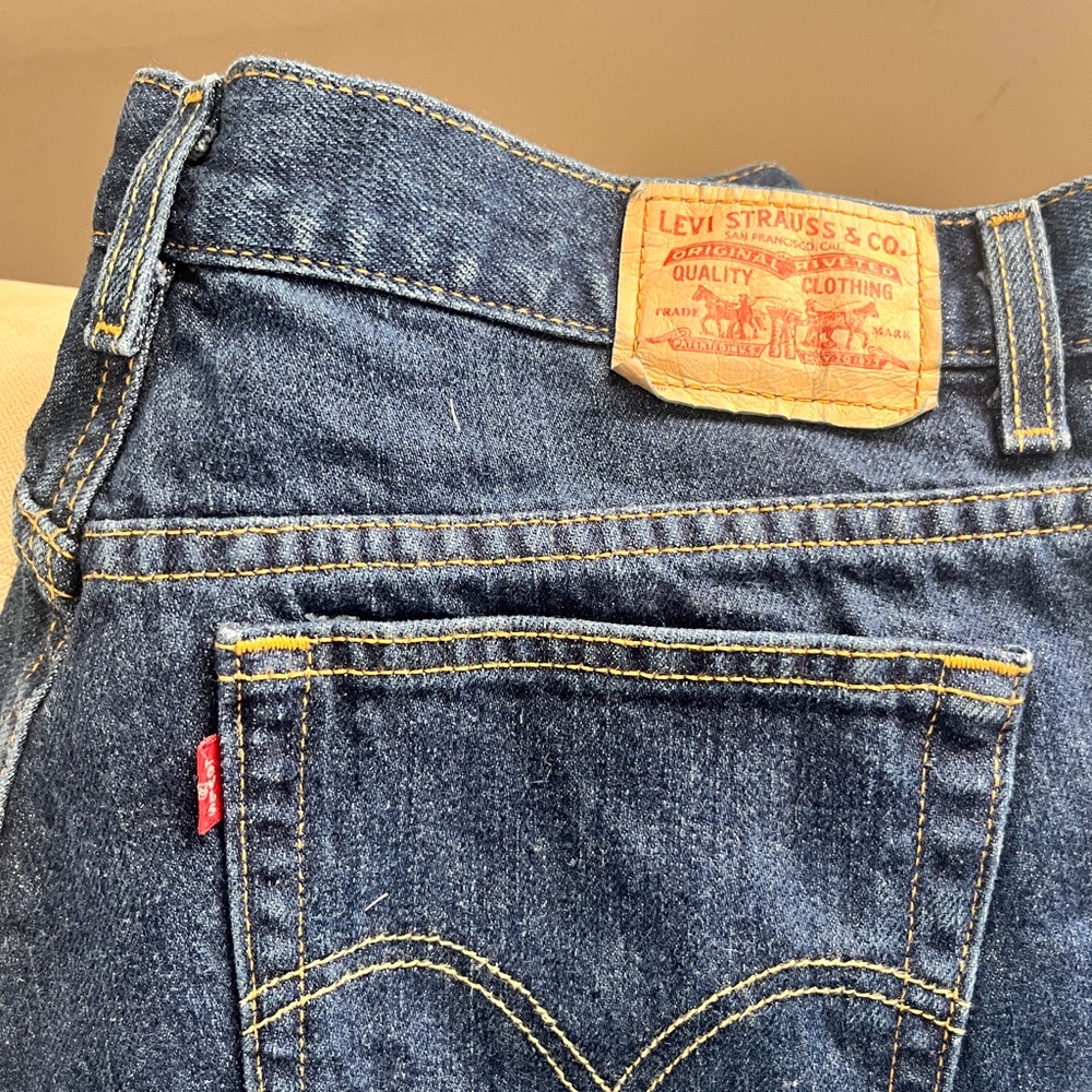 Levi's Dark Blue Boyfriend Jeans